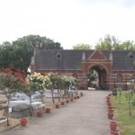 Rear view of the prayer hall